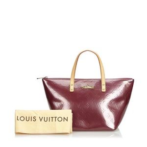 Bellevue Vernis Small Purple Leather Handbag